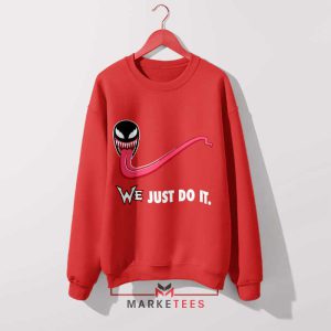 We are Venom Nike Just DO It Red Sweatshirt