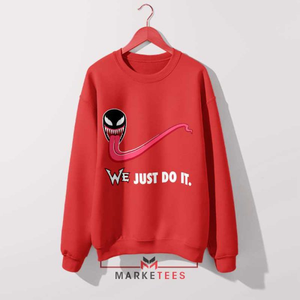 We are Venom Nike Just DO It Red Sweatshirt