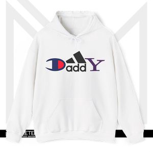 Daddydas Logo Parody Hoodie - Funny Dad