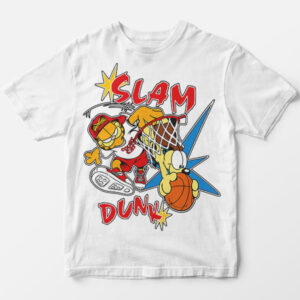 Bootleg Cartoon Slam Dunk Basketball Garfield Style with 90s
