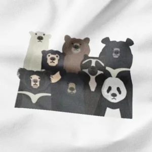 Bear Family Portrait Graphic Tee