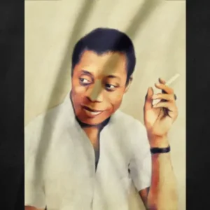 James Baldwin Modern Portrait Graphic Apparel