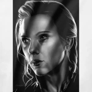Natasha Romanoff Fierce Portrait Graphic Shirt