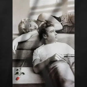 Vintage Marilyn Monroe & James Dean Retro Pop Culture Graphic Tee