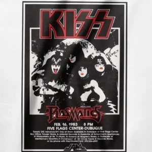 Vintage Kiss 1983 Five Flags Center Concert Graphic Tee