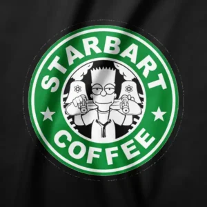 Starbart Coffee Funny Cartoon Parody
