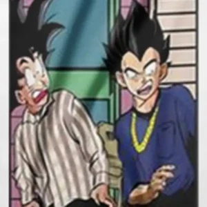 Goku and Vegeta Dynamic Duo Anime Graphic Tee
