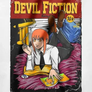 Mia Wallace Makima Chainsaw Crossover Tee