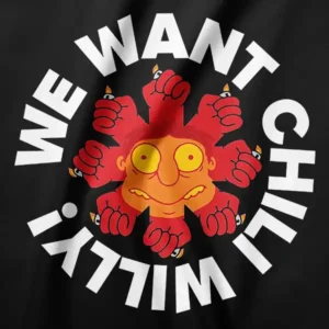 Funny Barney Red Hot Chili Peppers Parody Tee