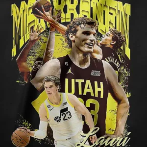 Lauri Lethal Shooter Retro Basketball Graphic Graphic Tee