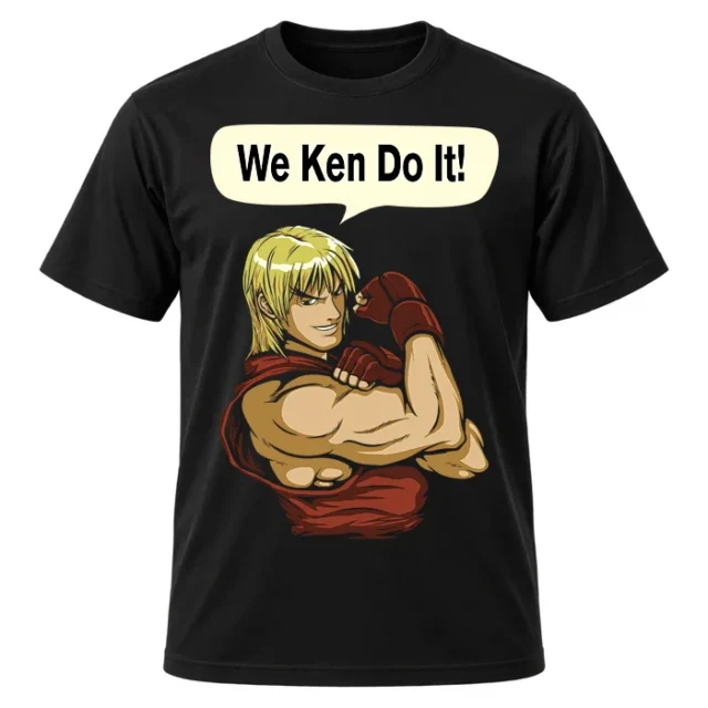 We Ken Do It Ken Masters Street Fighter Parody T-Shirt