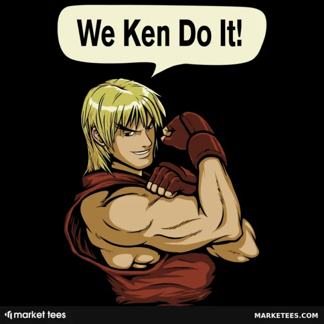 We Ken Do It Ken Masters Street Fighter Parody T-Shirt